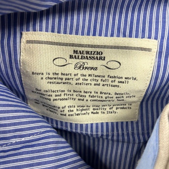 Maurizio Baldassari Trousers Mens 52 Beige Linen Blend Brera Made in Italy - Picture 4 of 10